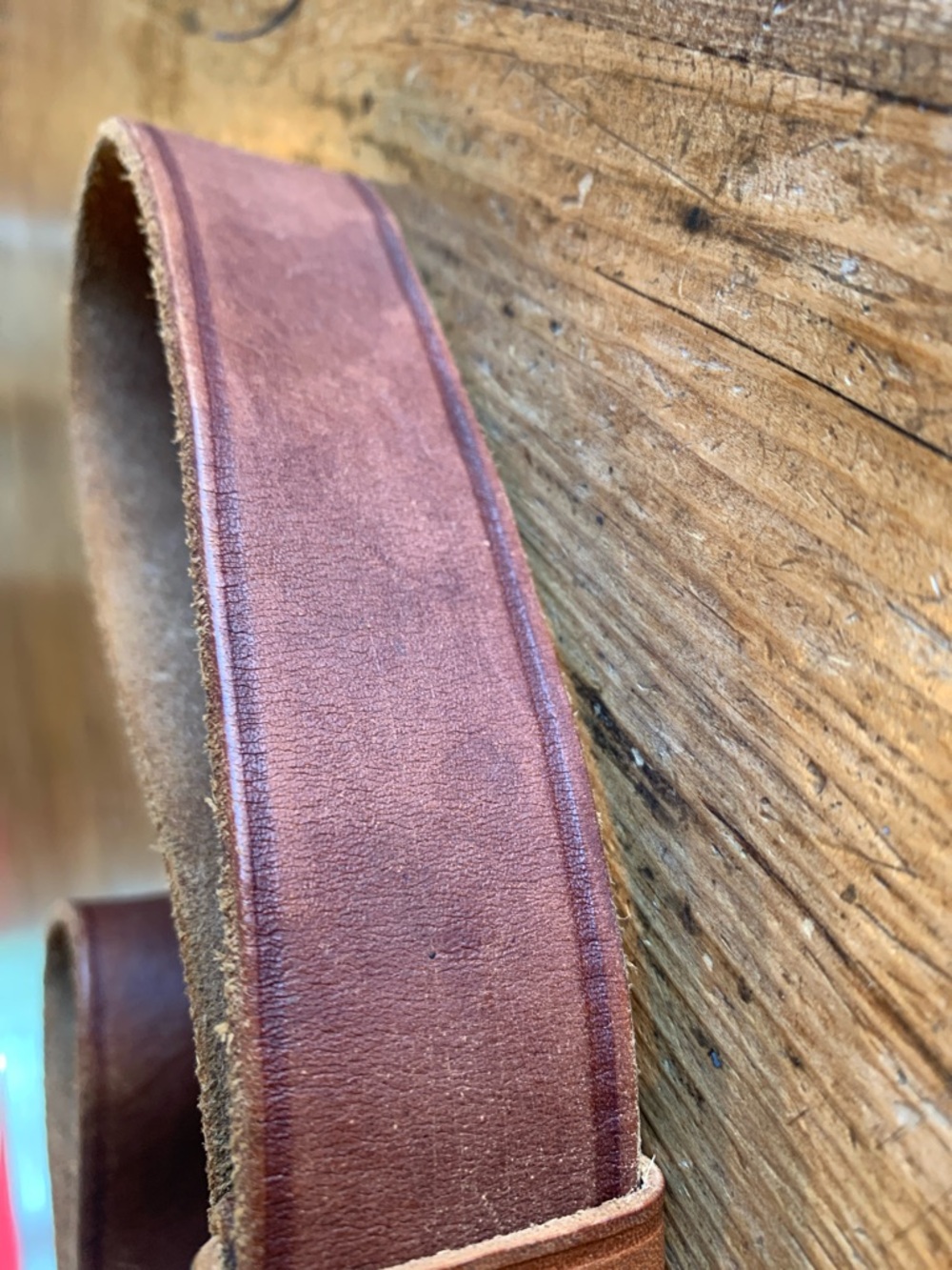 Topshop Brown Leather Belt with Brass Hardware - Picture 11 of 16